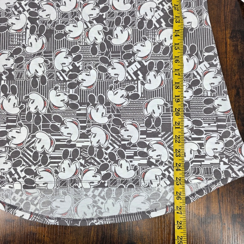 LuLaRoe Disney Classic T Shirt Womens XXS Grey Mickey Mouse Graphic Scoop Neck - Picture 6 of 6
